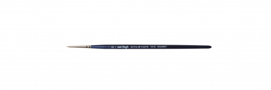 Кисть для акварели "vanGogh 131S" колонок, круглая, укороченная ручка короткая №0